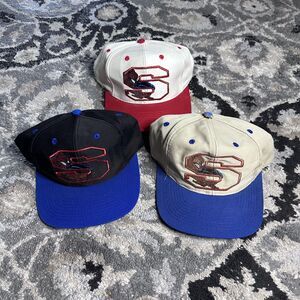 3 Vintage 1994 Marvel Comics Spider-Man Snap Back Hat With Graphic Patch